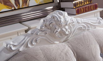 邦美居歐式L型沙發(fā)組合 實木雕花與植絨工藝的優(yōu)雅融合